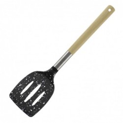  spatulă plastic cu mâner de lemn pentru carne