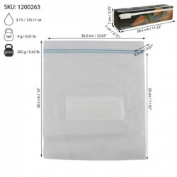  set de pungi ziplock transparente din plastic