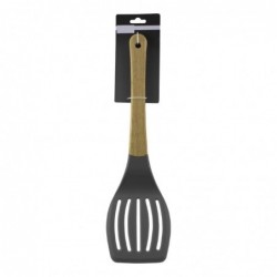  spatulă silicon cu mâner lemn 36