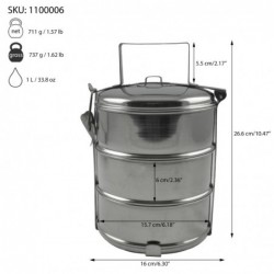  caserole transport din inox