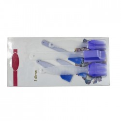 Set pensule, Silicon, 3 buc