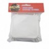 Комплект хартиени форми за мъфини, Квадратни, Бял цвят, 8x8x3 см, 30 бр