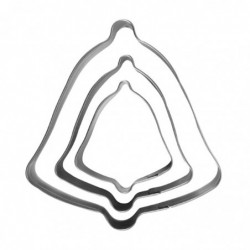 Комплект  форми за бисквитки, Звънчета, 3 бр