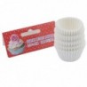Mini muffinpapír készlet, Fehér, 2,5x4 cm, 100 db