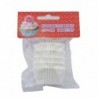 Mini muffinpapír készlet, Fehér, 2,5x4 cm, 100 db