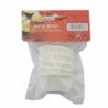Mini muffinpapír készlet, Fehér, 2,5x4 cm, 100 db