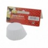 Mini muffinpapír készlet, Fehér, 2,5x4 cm, 100 db