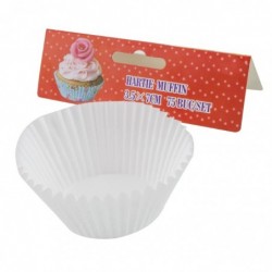 Muffin papírkészlet, Fehér,...