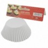 Muffin papírkészlet, Fehér, 3,5x7 cm, 75 db