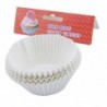 Muffin papírkészlet, Fehér, 3,5x7 cm, 75 db