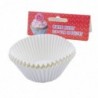 Muffin papírkészlet, Fehér, 3,5x7 cm, 30 db