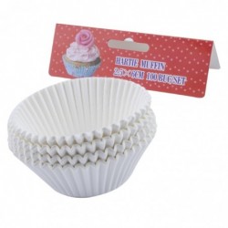 Muffin papírkészlet, Fehér,...