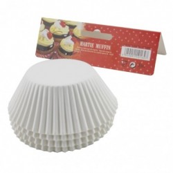 Muffin papírkészlet, Fehér, 2,5x6 cm, 100 db