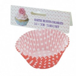 Muffin papírkészlet, Piros,...