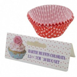 Muffin papírkészlet, Piros,...