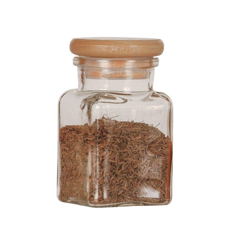 Fa fedelű fűszertartó doboz, 150 ml