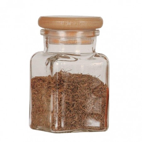 Fa fedelű fűszertartó doboz, 150 ml