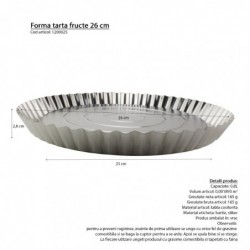 Lepényforma, 26 cm