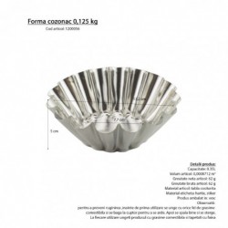 Kalácssütő forma, 0.125 kg