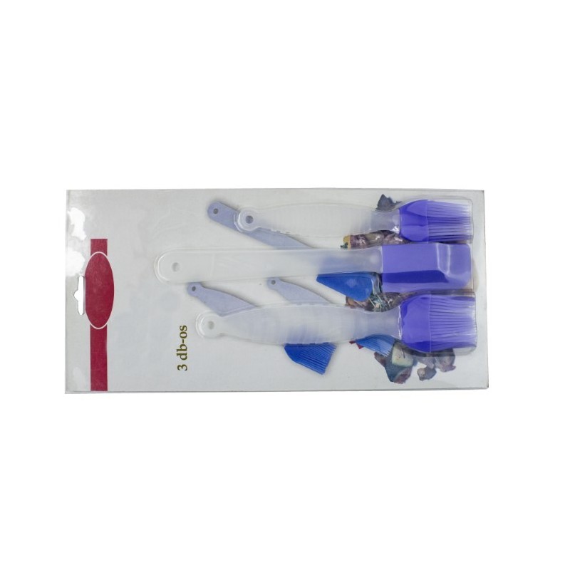 Szilikon ecset, 3 db/szett