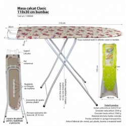 Clasic vasalódeszka, 110x30, gyapot bevonat