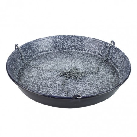 Hús sütésére alkalmas tálca, 40 cm, zománcozott