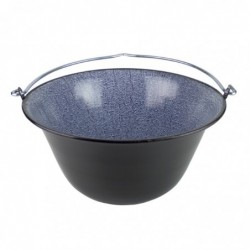 Bogrács, 10 L, zománcozott