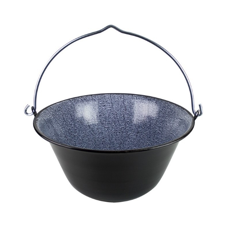 Bogrács, 16 L, zománcozott