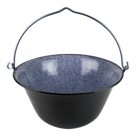 Bogrács, 16 L, zománcozott