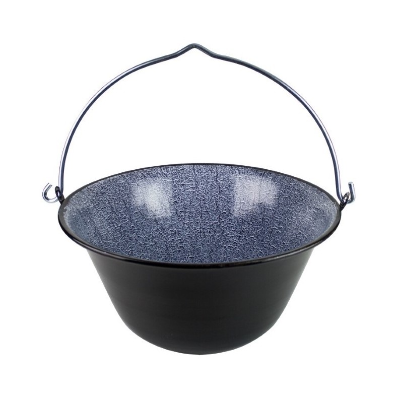 Bogrács, 25 L, zománcozott