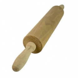 Fából készült sodrófa nyelekkel, 45 cm