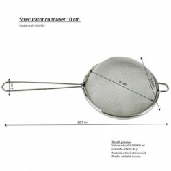 Szűrő nyéllel, 10 cm
