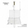 Grill, 40x61x2 cm (halnak)