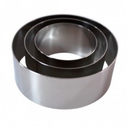 Kerek gastro forma, rozsdamentes, 3 db/szett