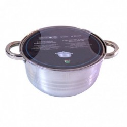 Edény, rozsdamentes, 3 L