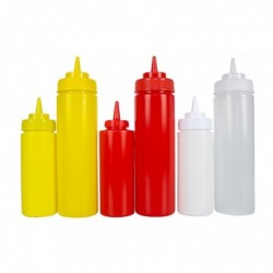 Műanyag szósz adagoló 0.35 l, fehér