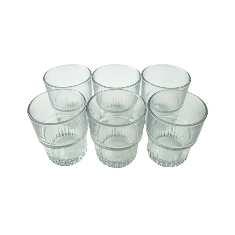 Empilable vizespohár, 6 db/szett, 160 ml