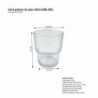 Empilable vizespohár, 6 db/szett, 160 ml