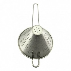 Kúpos szűrő fogantyúval 14 cm, rozsdamentes
