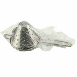 Kúpos szűrő fogantyúval 14 cm, rozsdamentes