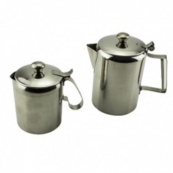 Kancsó fedővel 1000 ml, rozsdamentes