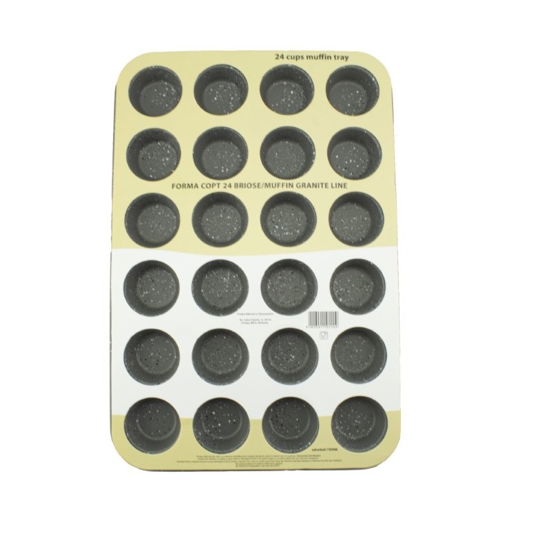 Muffin sütőforma 24 db-os granite line