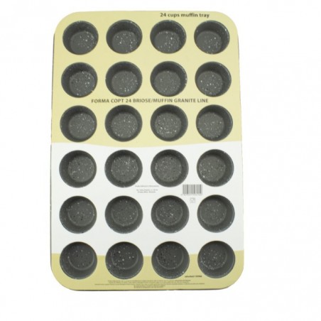 Muffin sütőforma 24 db-os granite line