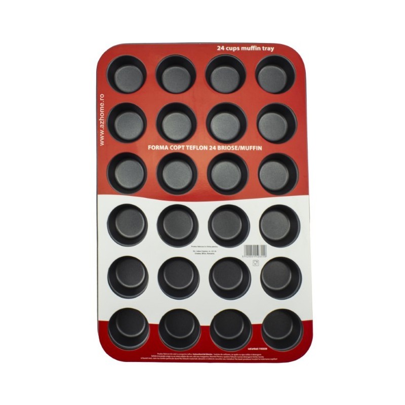 Tapadásmentes muffin  sütőforma 24 db-os