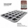 Tapadásmentes muffin  sütőforma 24 db-os