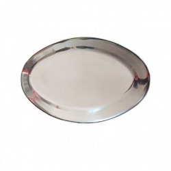 Ovális tálca 35 cm, rozsdamentes