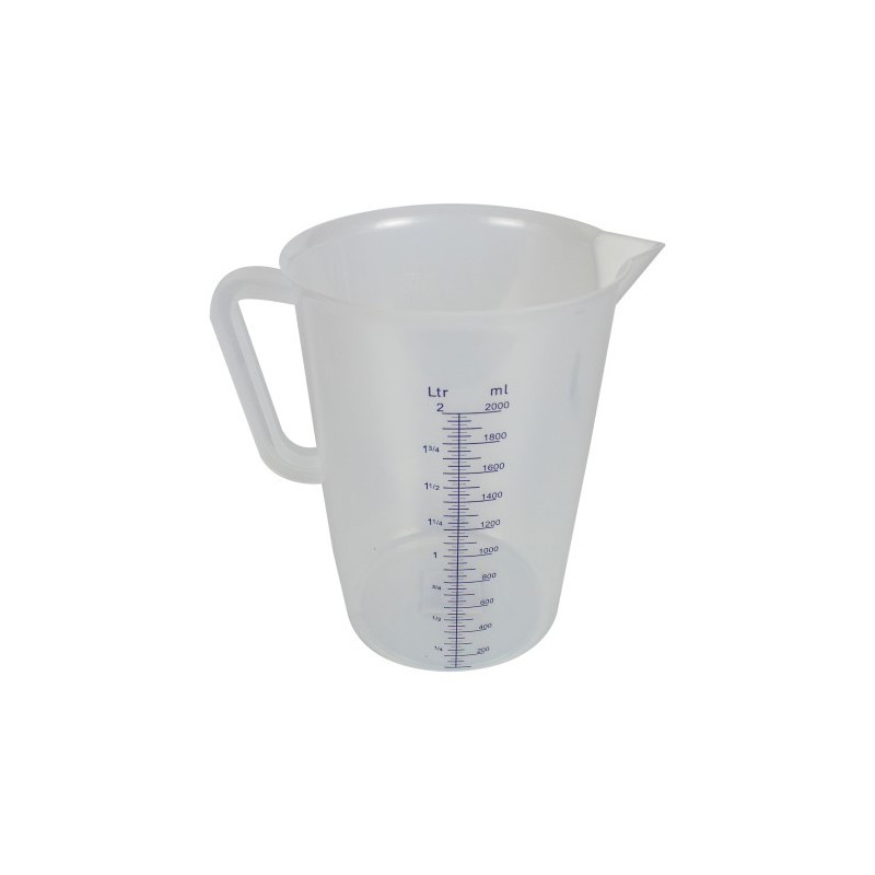 Műanyag mérőpohár, 2 L