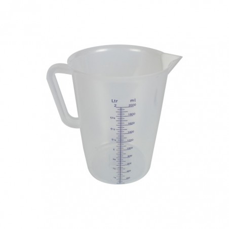 Műanyag mérőpohár, 2 L