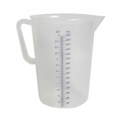 Műanyag mérőpohár, 3 L