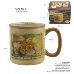 Csésze 350 ml tulipán